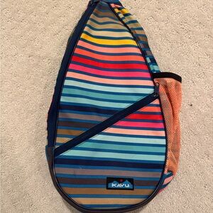 KAVU Colorful Striped Sling Bag